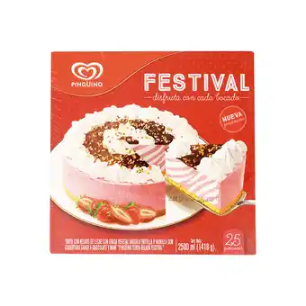 Akí PINGÜINO FESTIVAL TORTA HELADA. 2500 ml oferta