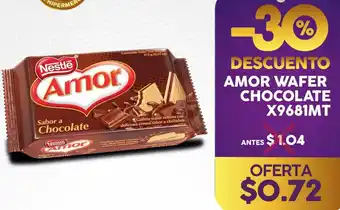 Coral Hipermercados Amor Wafer Chocolate oferta