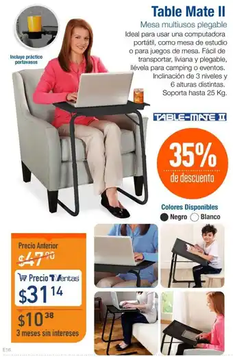 TVentas Table Mate II oferta