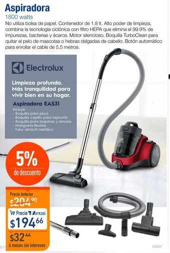 TVentas Electrolux Aspiradora oferta
