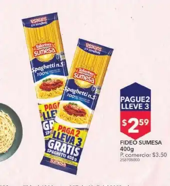 Tia Fideos sumesa x 400 g oferta