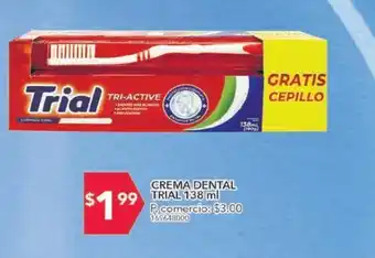 Tia Crema dental trial x 138 ml oferta