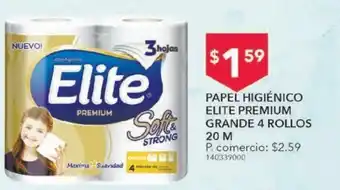 Tia Papel higiénico elite 4 rollos oferta