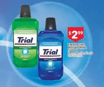 Tia Enjuague bucal trial x 500 ml oferta