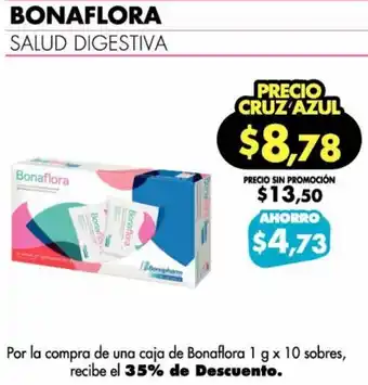 Farmacias Cruz Azul Bonaflora 1g x 10 Sobres oferta