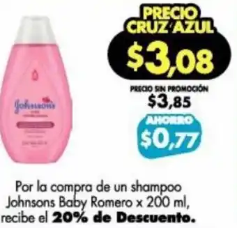 Shampoo Johnsons Baby Romero x 200ml