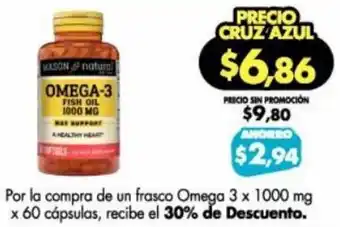 Omega 3 x 1000mg x 60 Cápsulas