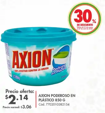 Supermaxi Axion Poderoso en Plástico 850g oferta