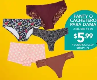 Tia Panty o cachetero para dama oferta