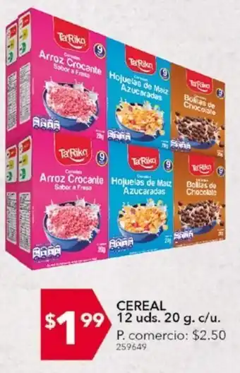 Tia Cereal ta riko 20 g 12 uni oferta