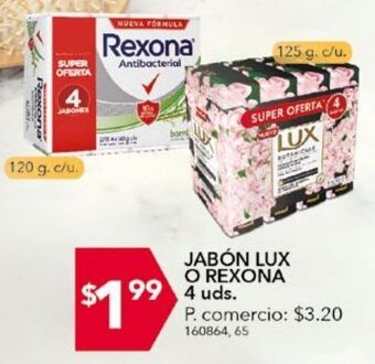 Tia Jabón bamboo rexona 120 g 4 uni oferta