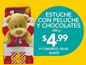 Tia Estuche con peluche y chocolates oferta