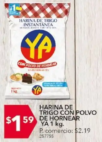 Tia Harina de trigo con polvo de hornear ya 1 kg oferta