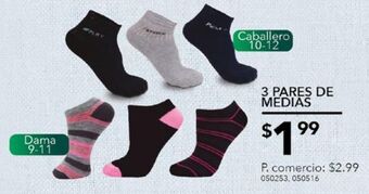 Tia 3 pares de medias oferta