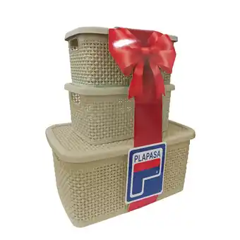 Tia Organizador Plapasa Spirella 3 uni Taupe oferta