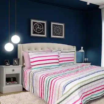 Tia Cubrecama Mire 2 1/2 plzs 3 pzas Luca Seville Rayas oferta