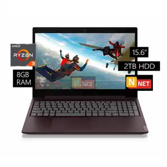 Tia Laptop 15.6" Lenovo Ryzen 3 G10 HD 8GB RAM / 2TB ROM W10 oferta