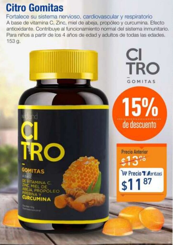 TVentas Citro Gomitas 153g oferta