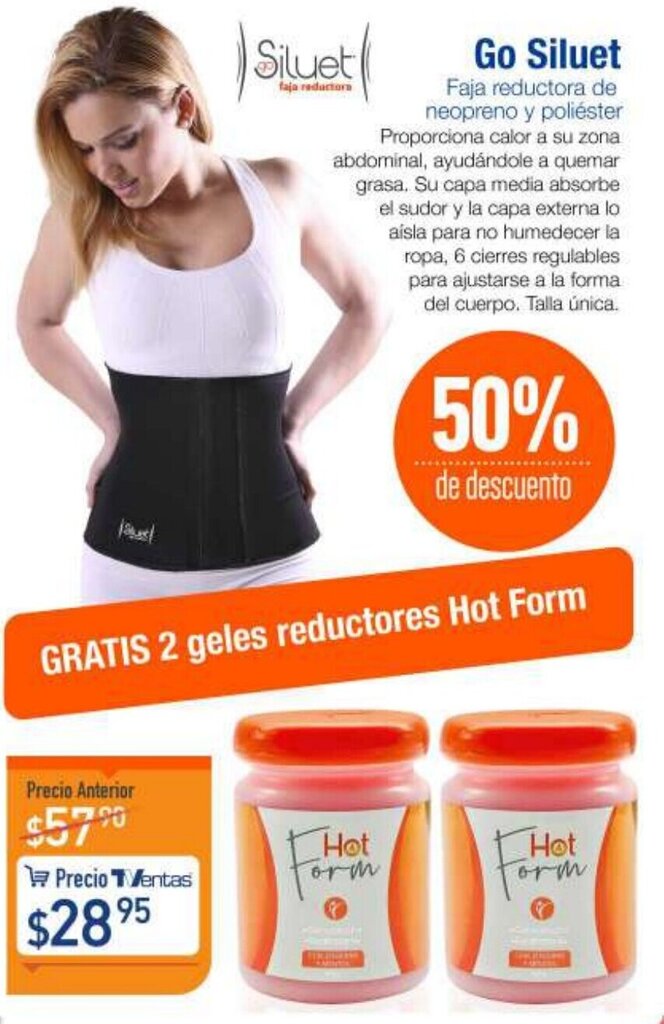 TVentas Go Siluet Paja Reductora de Neopreno y Poliéster oferta