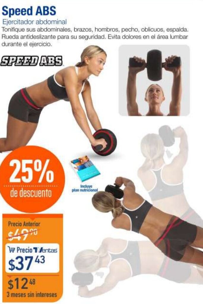 TVentas Speed Abs Ejecitador Abdominal oferta