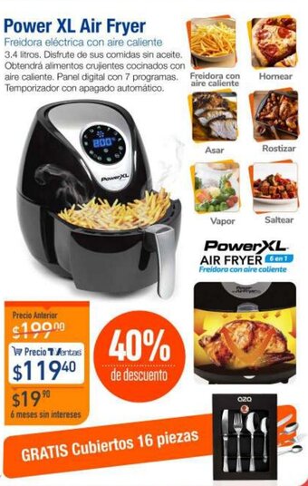 TVentas Power XL Air Fryer 6 en 1 oferta