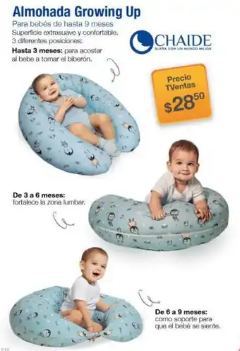 TVentas Chaide Almohada Growing Up oferta
