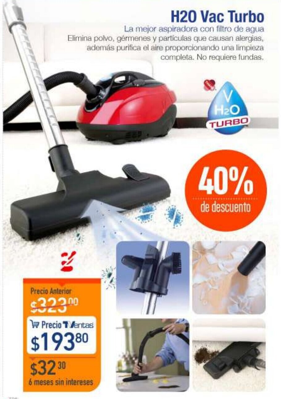 V H20 Vacuum Turbo oferta en TVentas