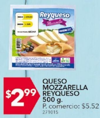Tia Queso mozzarella reyqueso 500g oferta