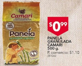 Tia Panela granulada camari 500g oferta