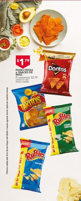 Tia Papas fritas o snacks de maíz oferta