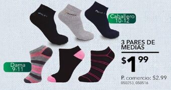 Tia 3 pares de medias oferta