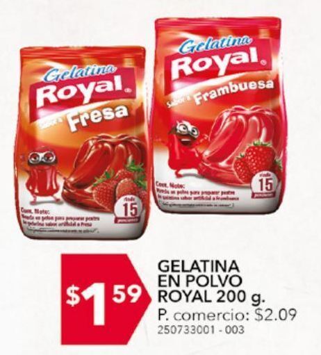 Tia Gelatina en polvo royal 200g oferta