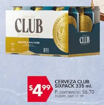 Tia Cerveza club sixpack 335ml oferta