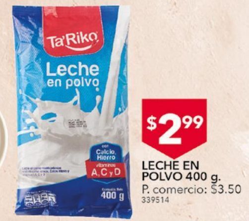 Tia Leche en polvo 400g oferta