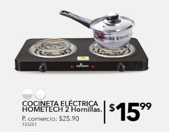 Tia Cocineta eléctrica hometech 2 hornillas oferta