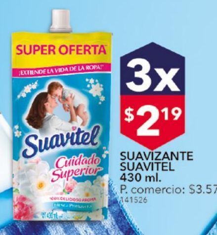 Tia Suavizante suavitel 430ml x3 oferta