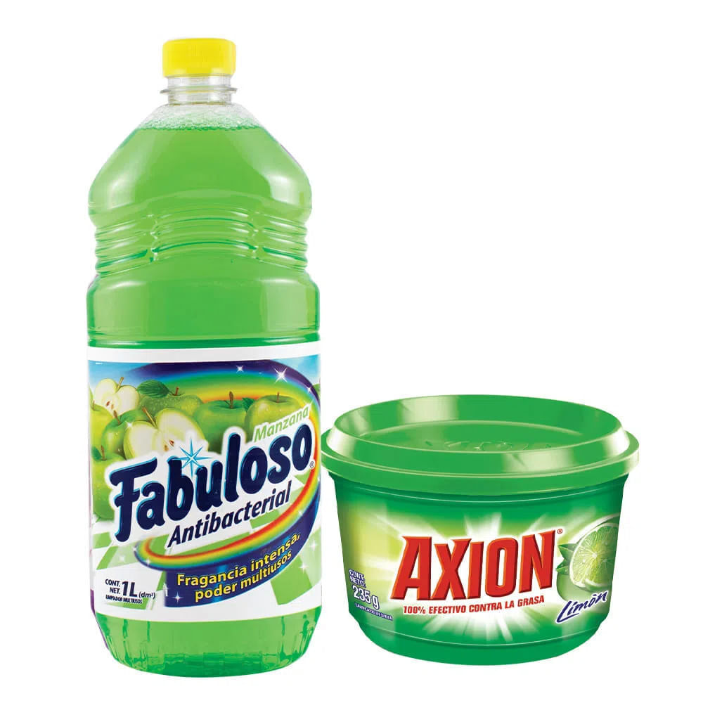 Tia Desinfectante Fabuloso 1L Manzana Gratis Axion 235 G oferta