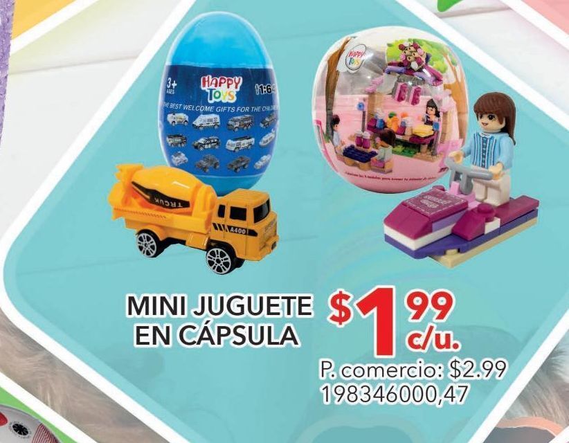 Tia Mini juguete en cápsula oferta