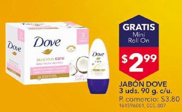 Tia Jabón dove 3 un x 90 g c/u oferta