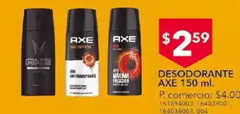 Tia Desodorante axe 150 ml oferta