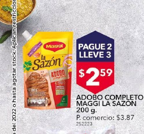 Tia Adobo completo maggi la sazón x 200 g oferta