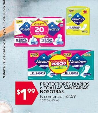Tia Protectores diarios nosotras oferta