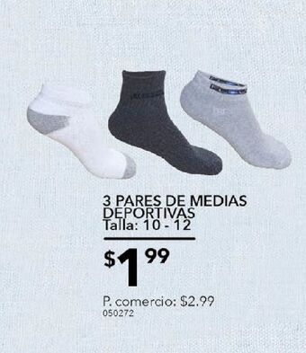 Tia 3 pares de medias deportivas oferta
