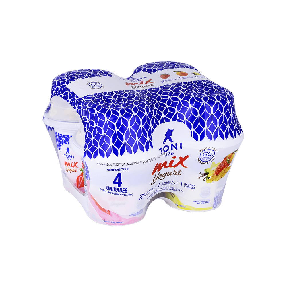 Akí TONI MIX YOGURT SURTIDO x 4 180 g oferta