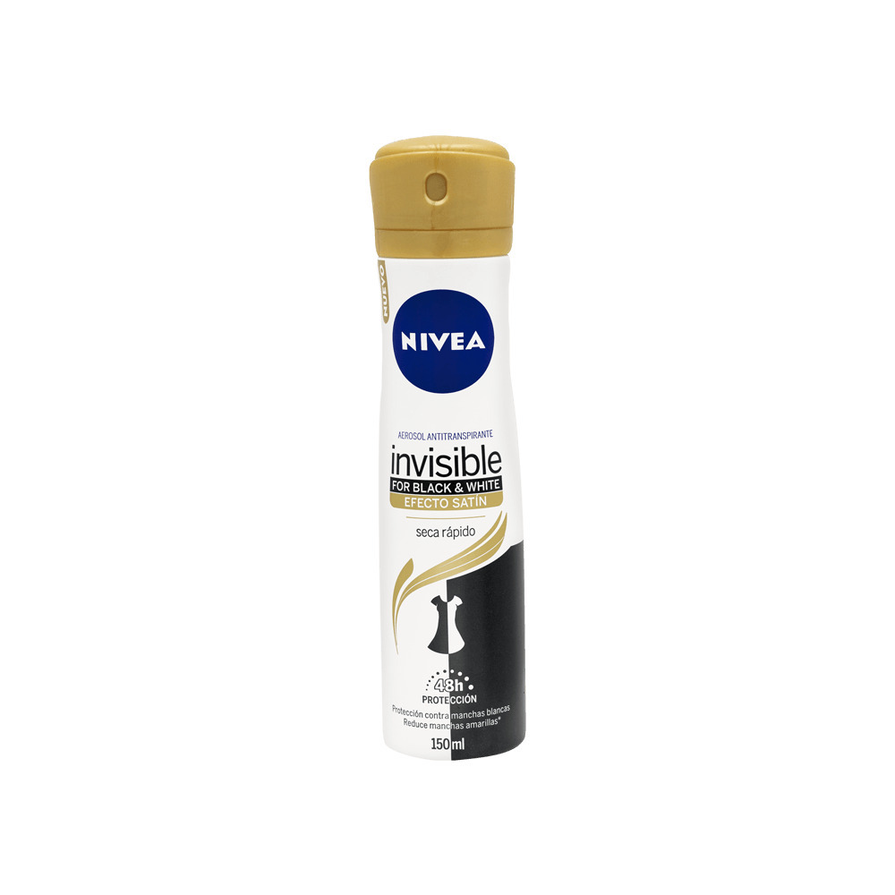 Akí NIVEA DEO.SPY.B&W INVIS.SATIN WM 150 ml oferta