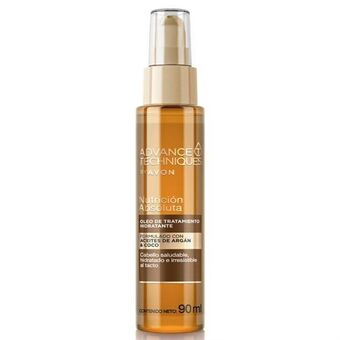 AVON Advance techniques óleo tratamiento hidratante aceite de argán y coco nutrición absoluta 90 ml oferta