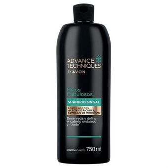 AVON Advance techniques shampoo rizos fabulosos con aceite de ricino 750 ml oferta