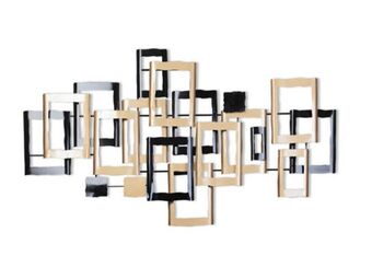 Colineal Aplique de pared cuadros neg/dor oferta