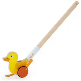Bebemundo Pato de madera para empujar oferta