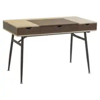 Boyacá Mesa para computador durham natural beige con café oferta